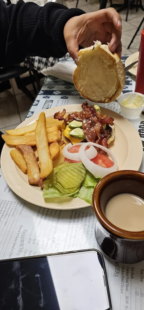 Burger and Fries