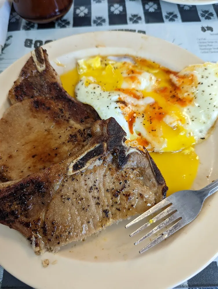 Pork Chop 'N' Eggs